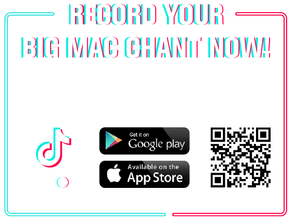 Record Your Big Mac Chant Now!