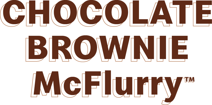 Chocolate Brownie Mcflurry
