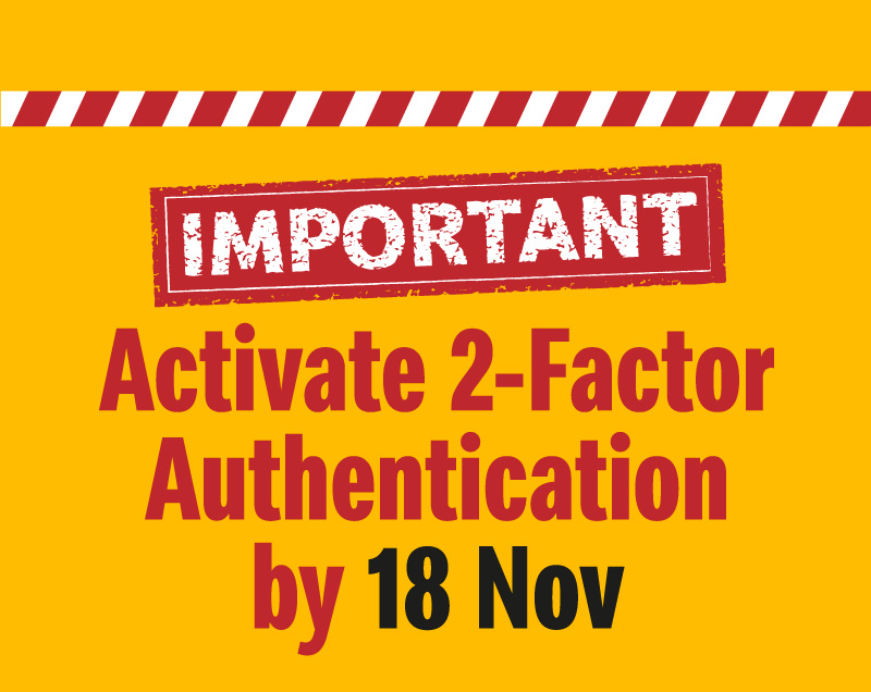 Secure your McD App with 2-Factor Authentication (2FA), an extra security measure to verify your McD App account during login. Once activated, a One Time Password (OTP) will be sent to your email to access your McD App.