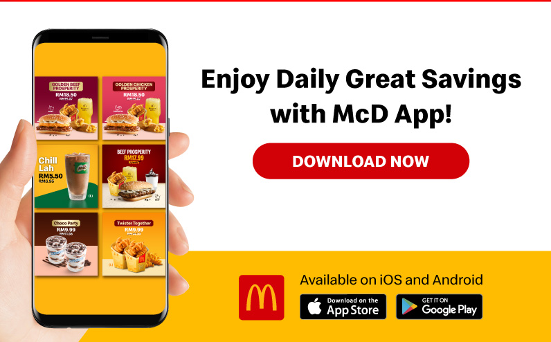 Enjoy Daily Great Savings with McD App!