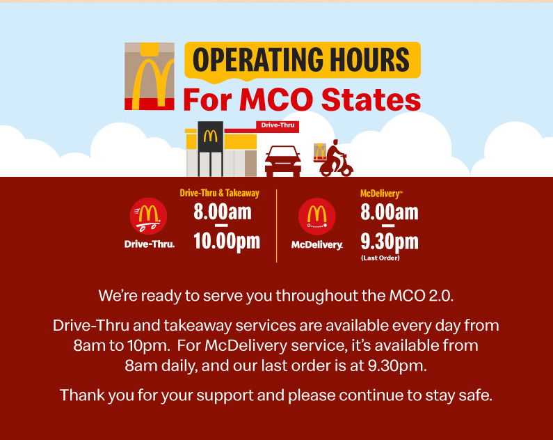 We’re ready to serve you throughout the MCO 2.0.