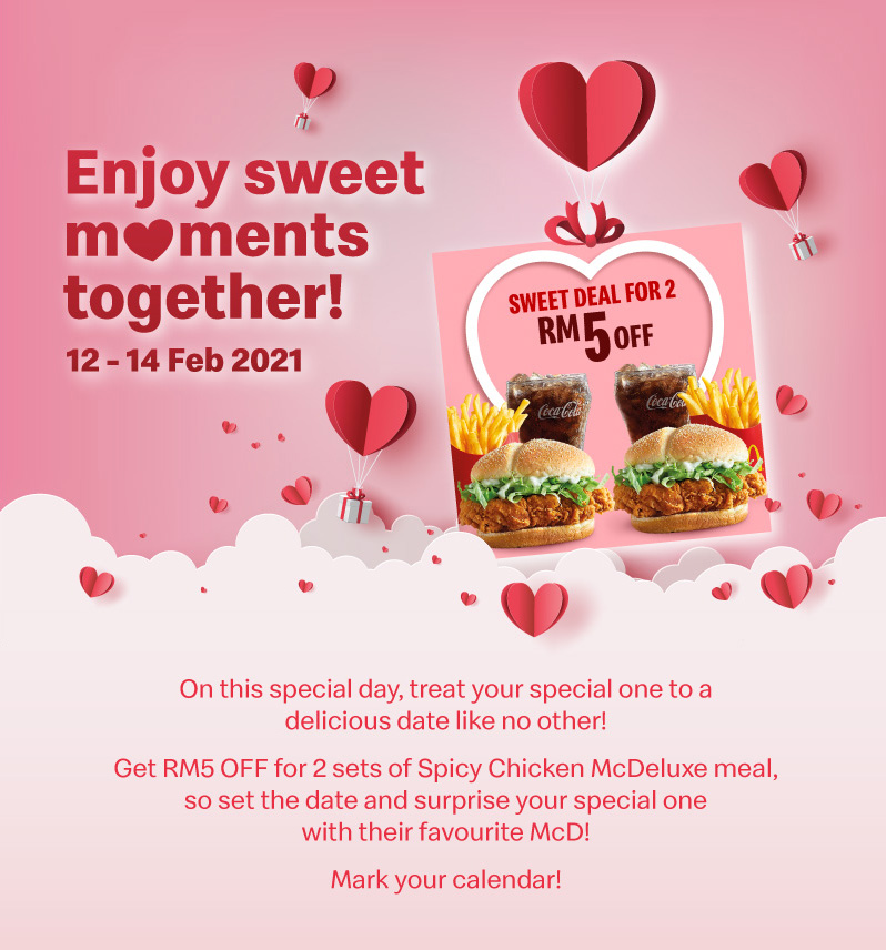 On this special day, treat your special one to a delicious date like no other!