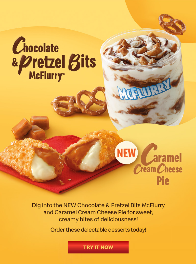 Don’t miss out on Crazy Hour deals to save up to 40% on your McD favourites when you order McDelivery from 3pm to 6pm!