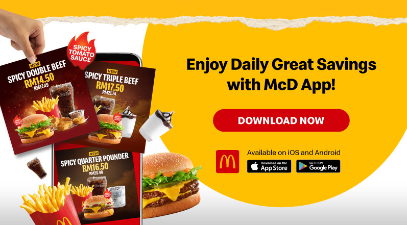 Enjoy Daily Great Savings with McD App!