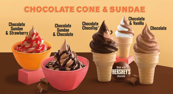 Chocolate Cone & Sundae