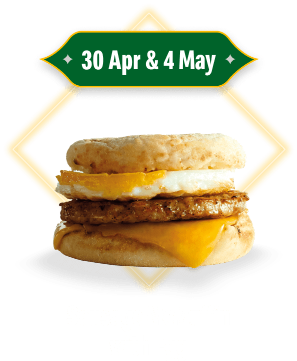 Sausage McMuffin with Egg