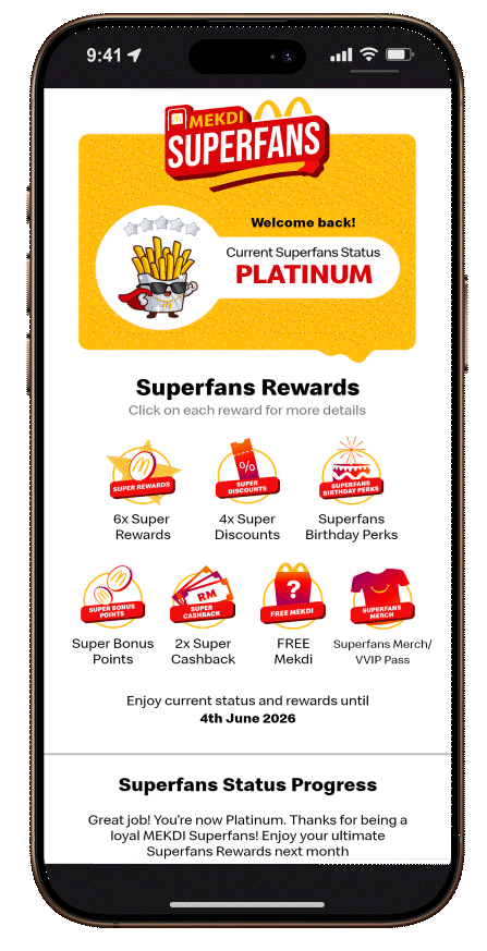 Superfans app preview