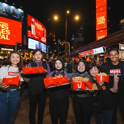 McDonald’s Malaysia Makes Kuala Lumpur’s Golden Triangle Shine Even Brighter for International French Fry Day