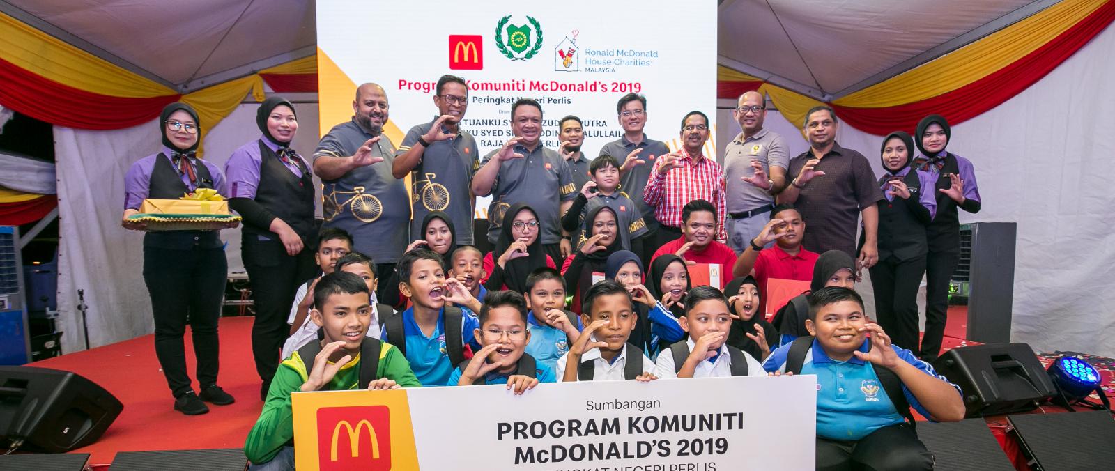 McDonald's dekati masyarakat di utara tanahair dengan sumbangan lebih RM500,000's image'