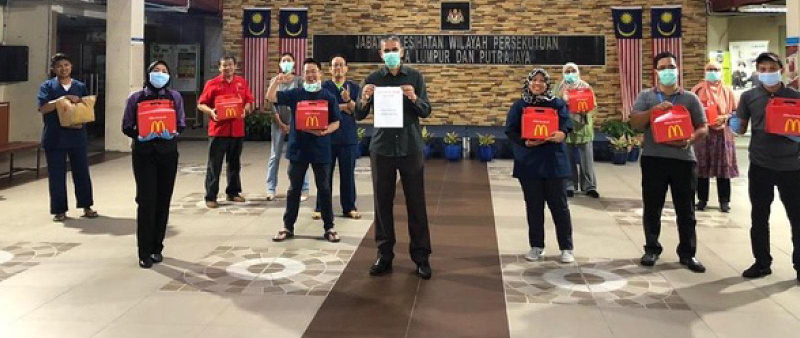McDonald’s Malaysia Shows Appreciation to COVID-19 Frontliners's image'