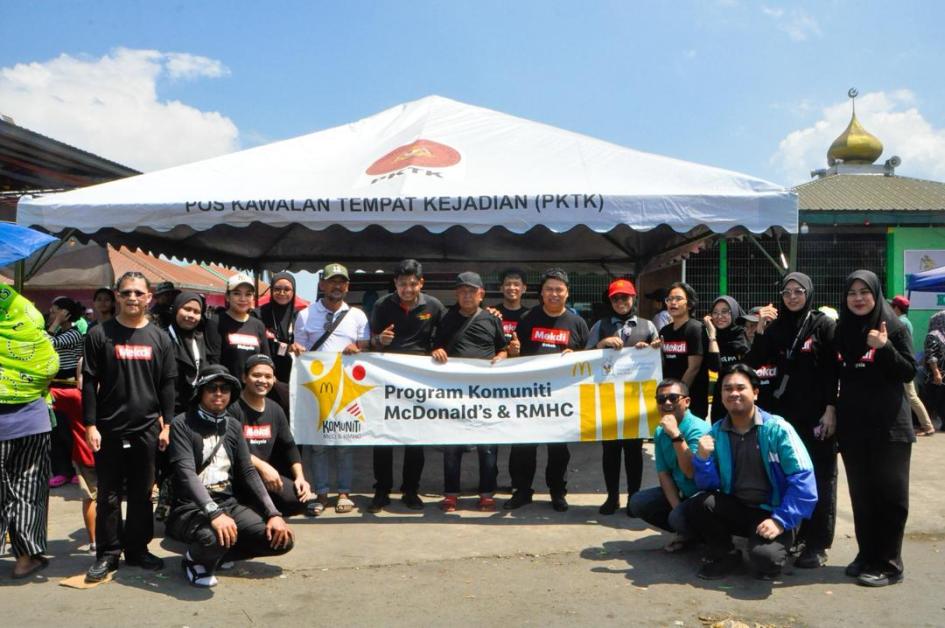 Sandakan Community Rallies Following Kampung Bahagia Fire, with Support from McDonald’s Malaysia