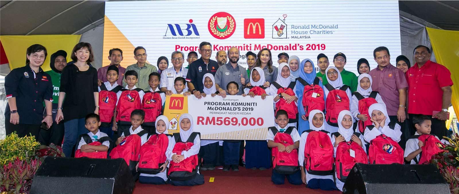 McDonald’s sumbang lebih RM560,000 bantu golongan memerlukan di Kedah's image'