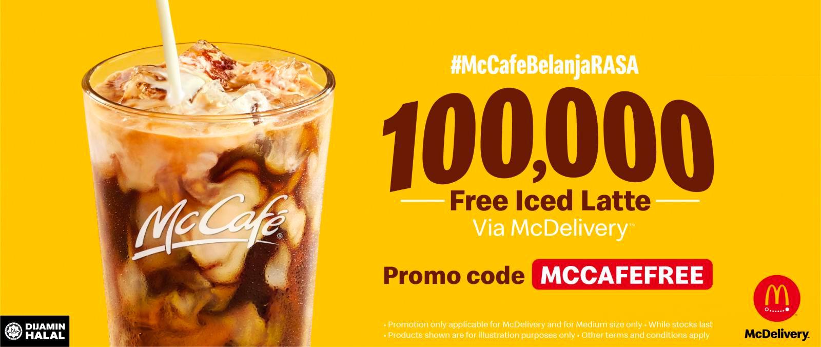 McDonald’s Malaysia celebrates International Coffee Day,  offers Malaysians 100,000 free McCafé Iced Lattes in October's image'