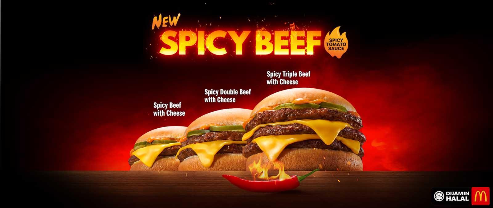 Spicy Beef Burgers with Cheese's image'