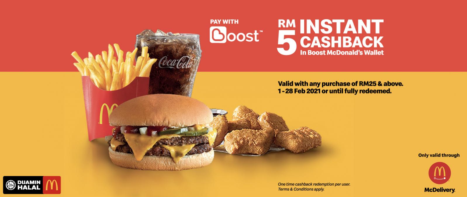 Pay with Boost RM5 Instant Cashback's image'