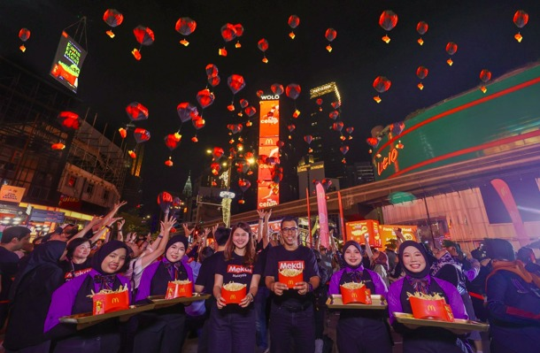 McDonald’s Malaysia Showers Fans with ‘Fries From The Skies’ This International French Fry Day