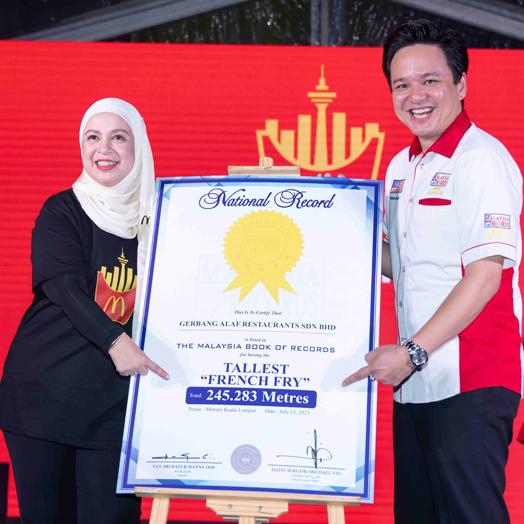 McDonald's Malaysia and KL Tower Celebrate an Iconic International French Fry Day