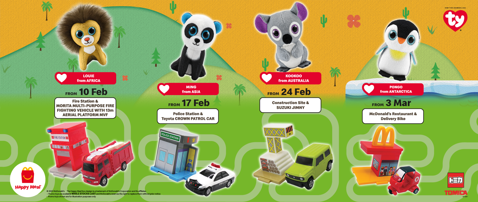 Mcdonald’s Happy Meal Toys February 2022