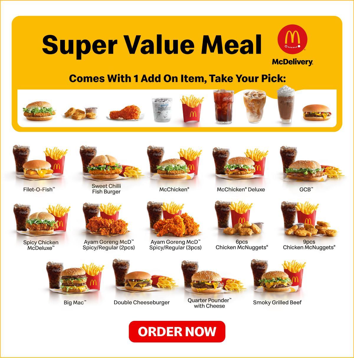 Mcd menu 2022