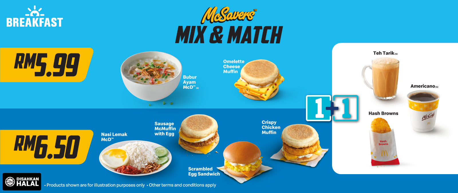 McDonald's Malaysia | Breakfast Mix & Match from only RM5.99