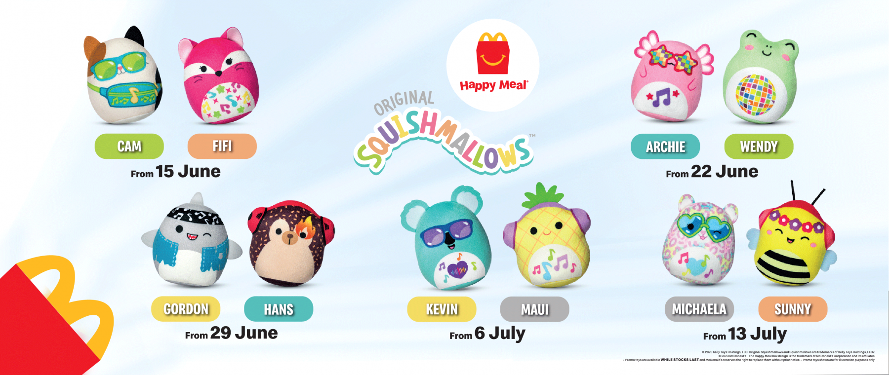 McDonald's Malaysia Squeeze the day with new Original Squishmallows™!