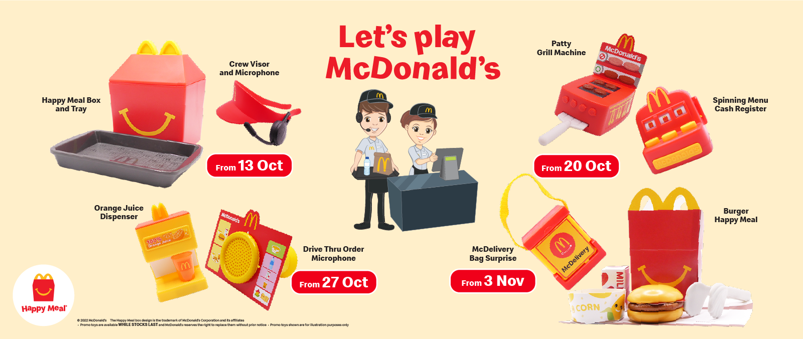McDonald's Happy Meal October 2022 Let's Play McDonald's