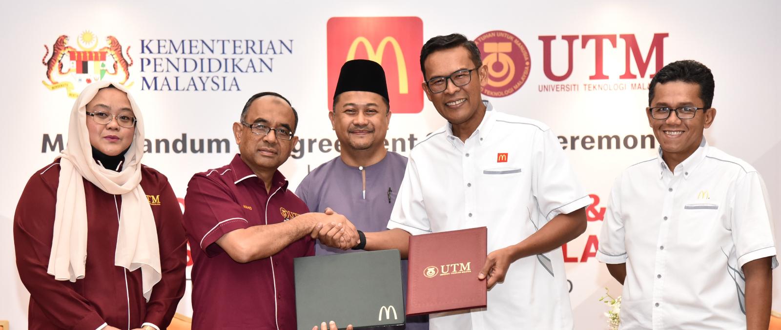 Universiti Teknologi Malaysia (UTM) partners with  McDonald’s Malaysia for MBA programme's image'