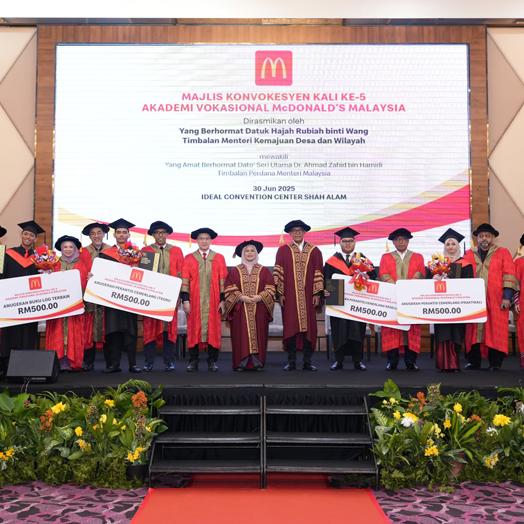 Akademi Vokasional McDonald’s Malaysia Perkasa Agenda TVET Negara, Dorong Belia Sambung Belajar Sambil Bekerja