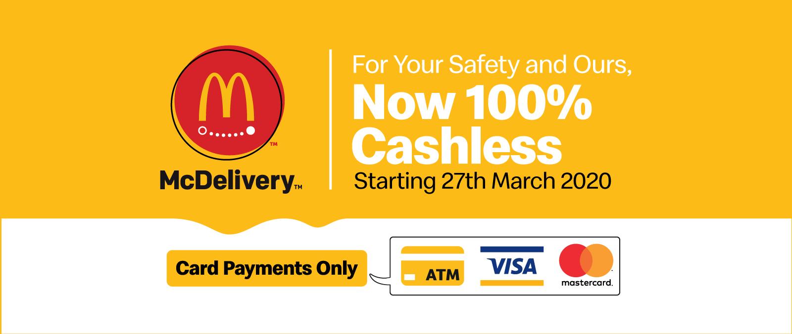 Cashless & Contactless McDelivery's image'