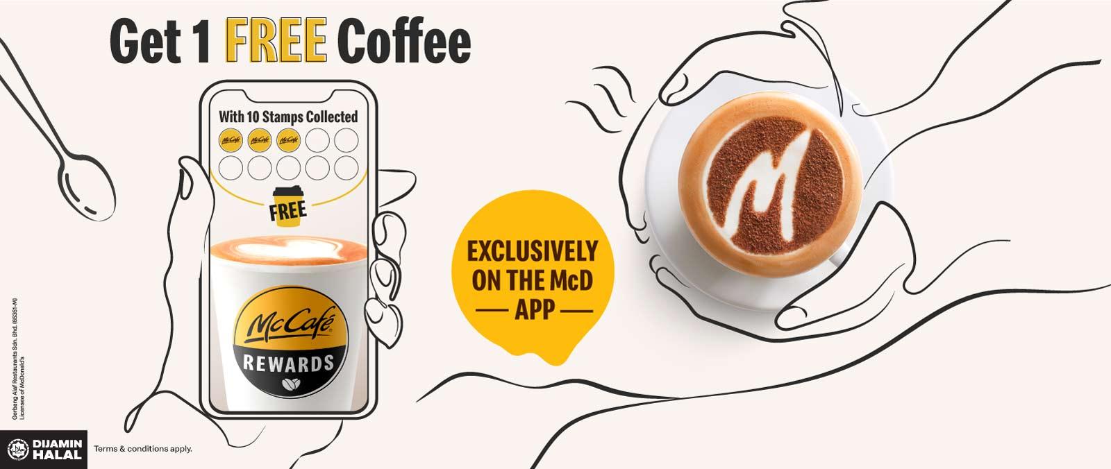 McCafé Rewards with McD App's image'